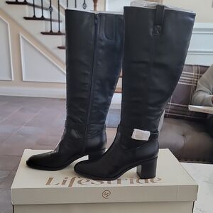 Life Stride Women's Over the Knee Black Boots